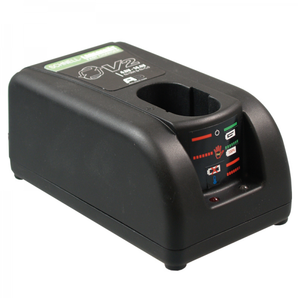 Chargeurs universels pour batteries standards non coulissantes de type: Bosch, Makita, Hitachi, Gesipa, Delvo - 3,0A - 7,2V - 18V / Ni-Cd + Ni-MH