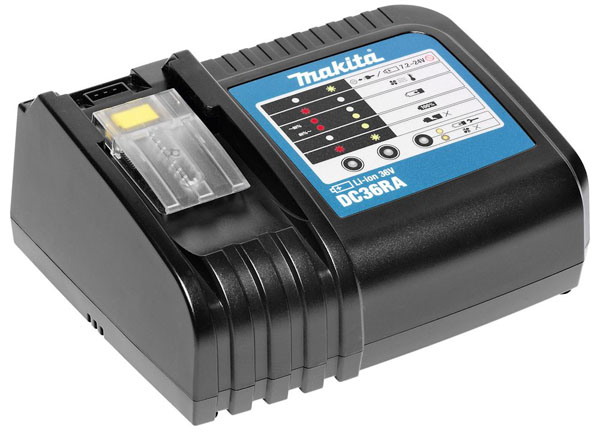 Chargeur d'origine pour batteries de type Makita coulissantes - 3,0A - 36V / Li-Ion