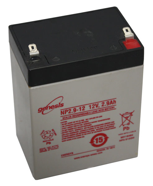 BATTERIE PLOMB ETANCHE ENERSYS NP2.9-12 - 12V 2.9Ah