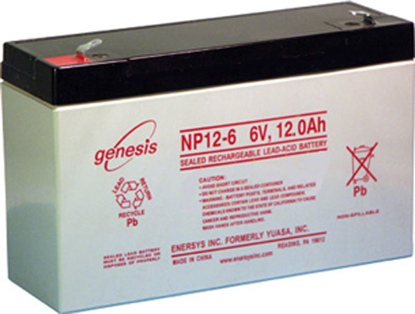 BATTERIE PLOMB ETANCHE ENERSYS NP12-6 - 6V 12Ah