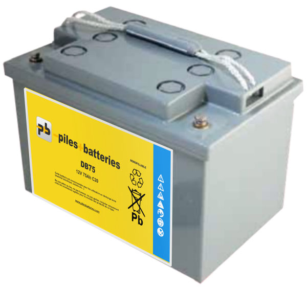 Batterie plomb Gel 12V 75Ah décharge lente