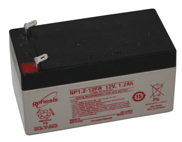 BATTERIE PLOMB ETANCHE ENERSYS NP1.2-12 troite - 12V 1.2Ah