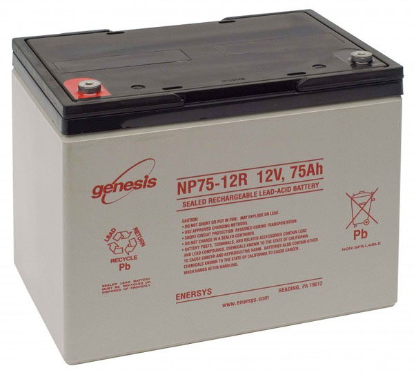 BATTERIE PLOMB ETANCHE ENERSYS NP75-12 - 12V 75Ah