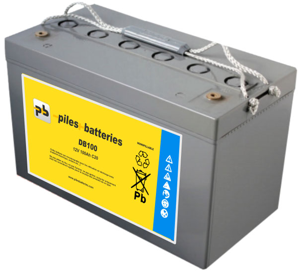 Batterie plomb Gel 12V 100Ah décharge lente