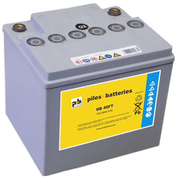 Batterie plomb Gel 12V 55Ah décharge lente