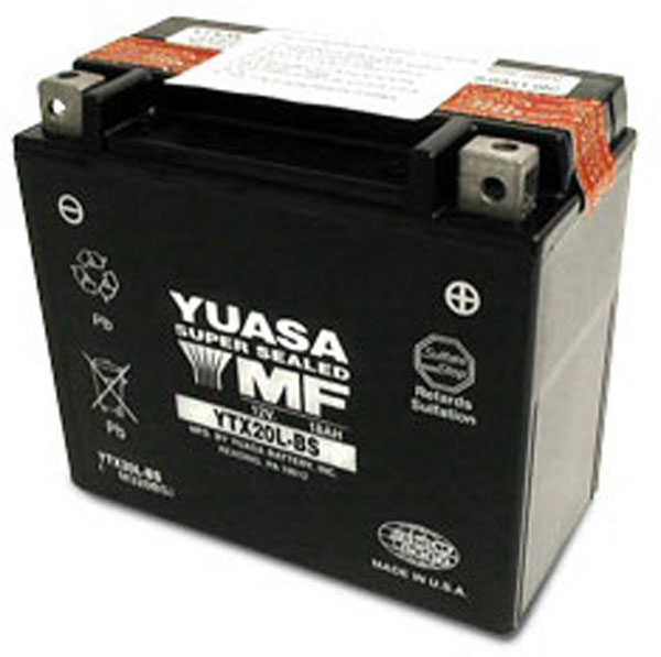 Batterie quad Yuasa YTX20HL-BS Etanche 12V / 18Ah