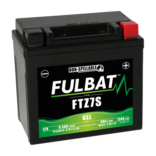 Batterie moto YTZ7S Etanche AGM 12V / 6Ah