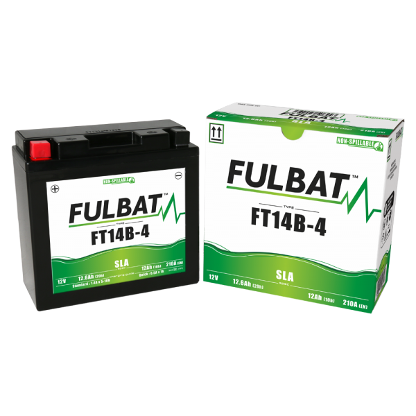 Batterie moto YT14B-4 Etanche AGM 12V / 12Ah