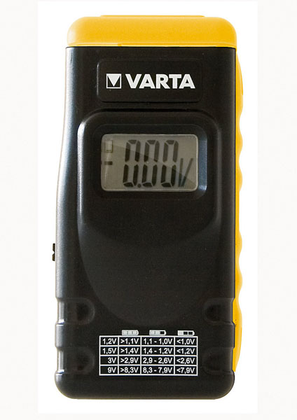 Testeur Varta LCD de piles et d'accumulateurs