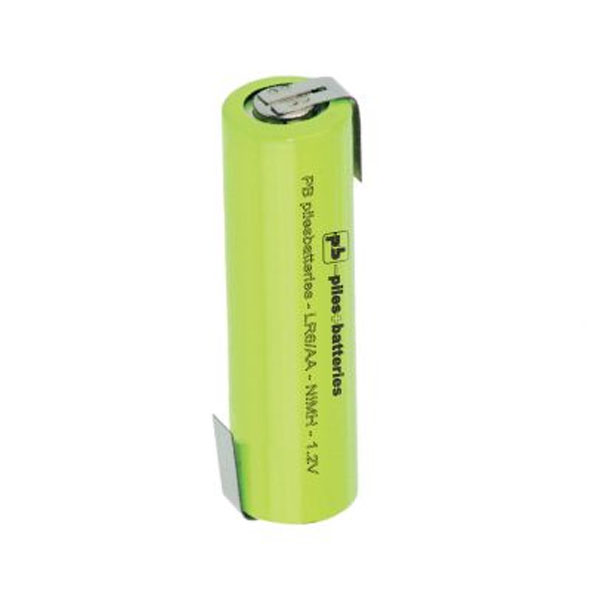 Accu Industriel AA / LR6 1.2V Ni-Mh 2100mAh avec pattes  souder