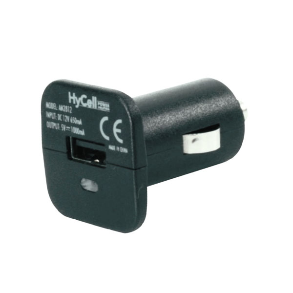 Chargeur voiture USB 1A sur prise allume cigare