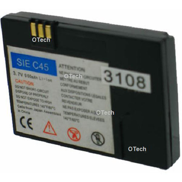 Batteria Ai Polimeri Di Litio Da 3,7 V Per Siemens C45 - 900 MAh - Sostituzione Compatibile