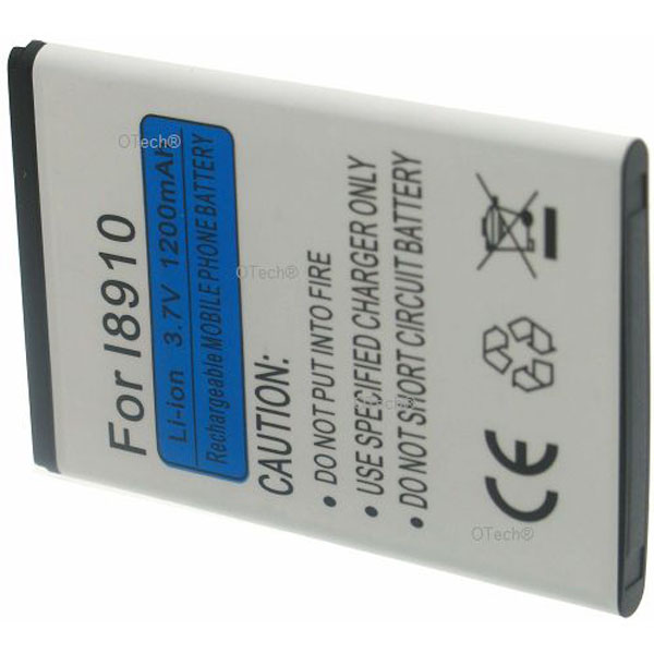 Batterie de tlphone portable pour I8910 / I5800 3.7V 1100 / 1500mAh