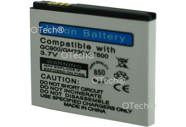 Batterie de tlphone portable pour LG GC900 / GM730 / GT500 LGIP-580A 3.7V Li-Ion 1000mAh