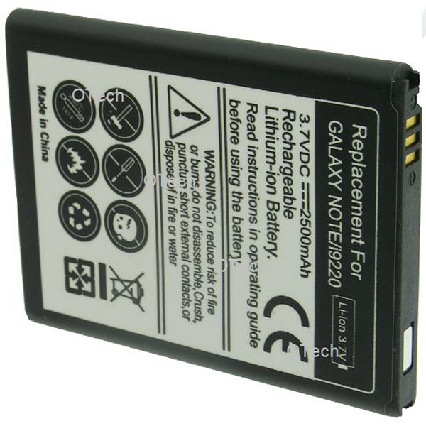 Batterie de tlphone portable pour SAMSUNG GALAXY NOTE / i9220 3.7V 2500mAh