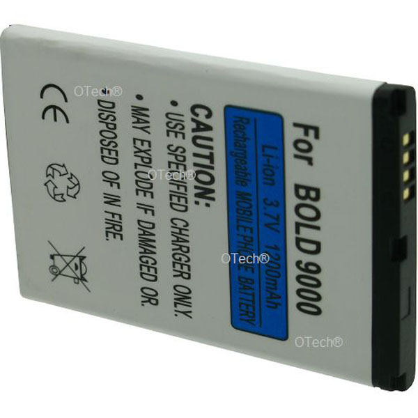 Batterie de tlphone portable pour BLACKBERRY BOLD 9000 3.7V Li-Ion 1200mAh