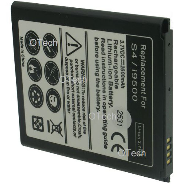 Batterie de tlphone portable pour SAMSUNG S4 / i9500 3.7V Li-Ion 2600mAh