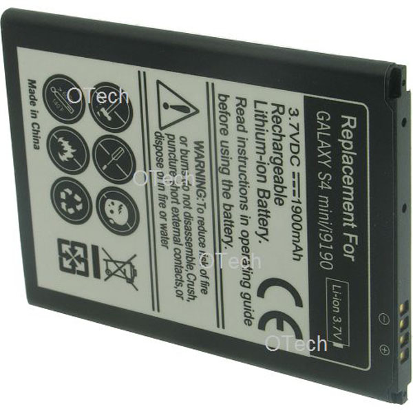 Batterie de tlphone portable pour SAMSUNG GALAXY S4 mini / i9190 3.7V Li-Ion 3.7V 1900mAh