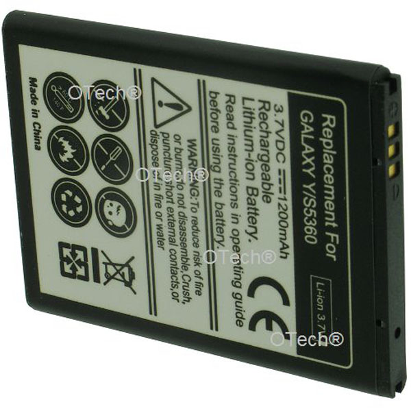 Batterie de tlphone portable pour SAMSUNG GALAXY Y / S5360 3.7V Li-Ion 1200mAh