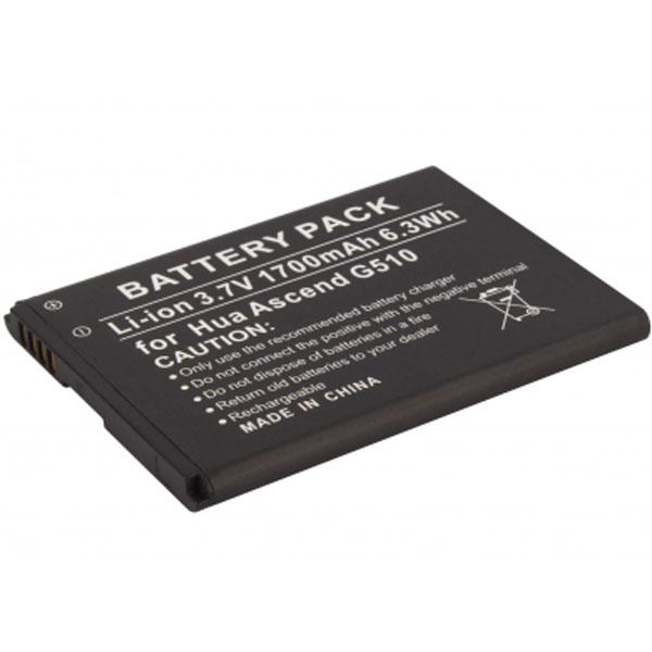 Batterie de téléphone portable pour HUAWEI Ascend G510 3.7V LiIon 1550mAh