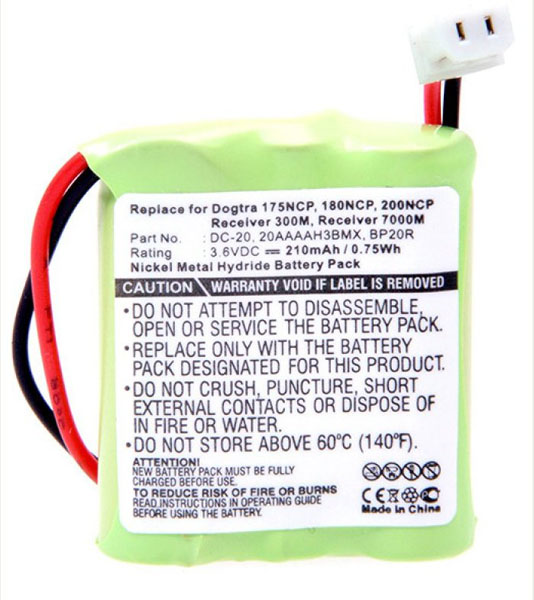 Batterie pour collier de chien DOGTRA 3.6V 210mAh Ni-Mh