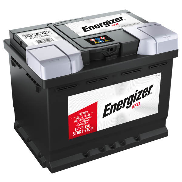 Batterie  ENERGIZER PREMIUM EFB  EE60L2 12 V 60 AH 560 AMPS EN