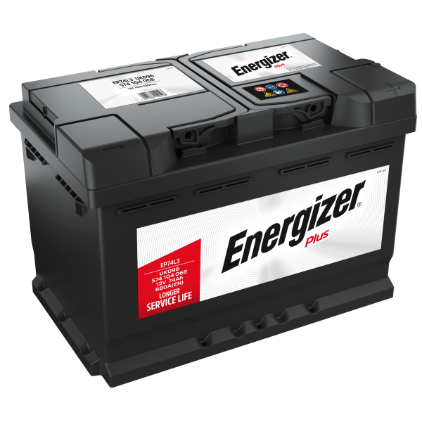 Batterie  ENERGIZER  PLUS EP74L3 12 V 74 AH 680 AMPS EN