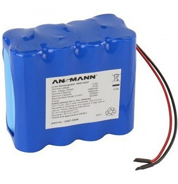 Pack li-ion 4S2P 14.8V 5200mah - Ansmann 2447-3035-01 avec BMS