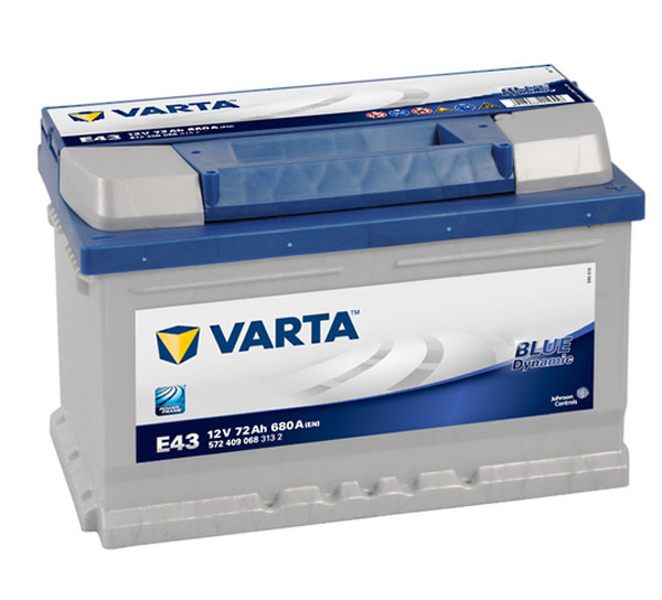 Batterie de démarrage Varta Blue Dynamic LB3 E43 12V 72Ah / 680A