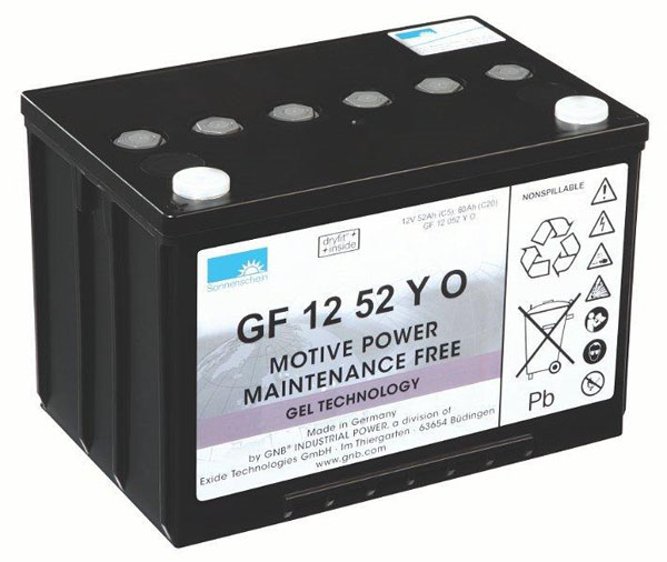 Batterie Gel SONNENSCHEIN GF Y  12 VOLTS GF12052YO  12V 60AH  AMPS (EN)