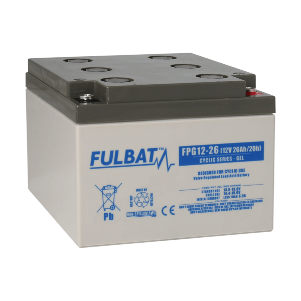 Batterie Fulbat GEL Cyclique FPG12-26 (T12)